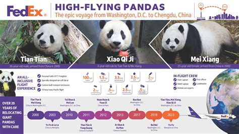 are all pandas shipped by fedex to china when born